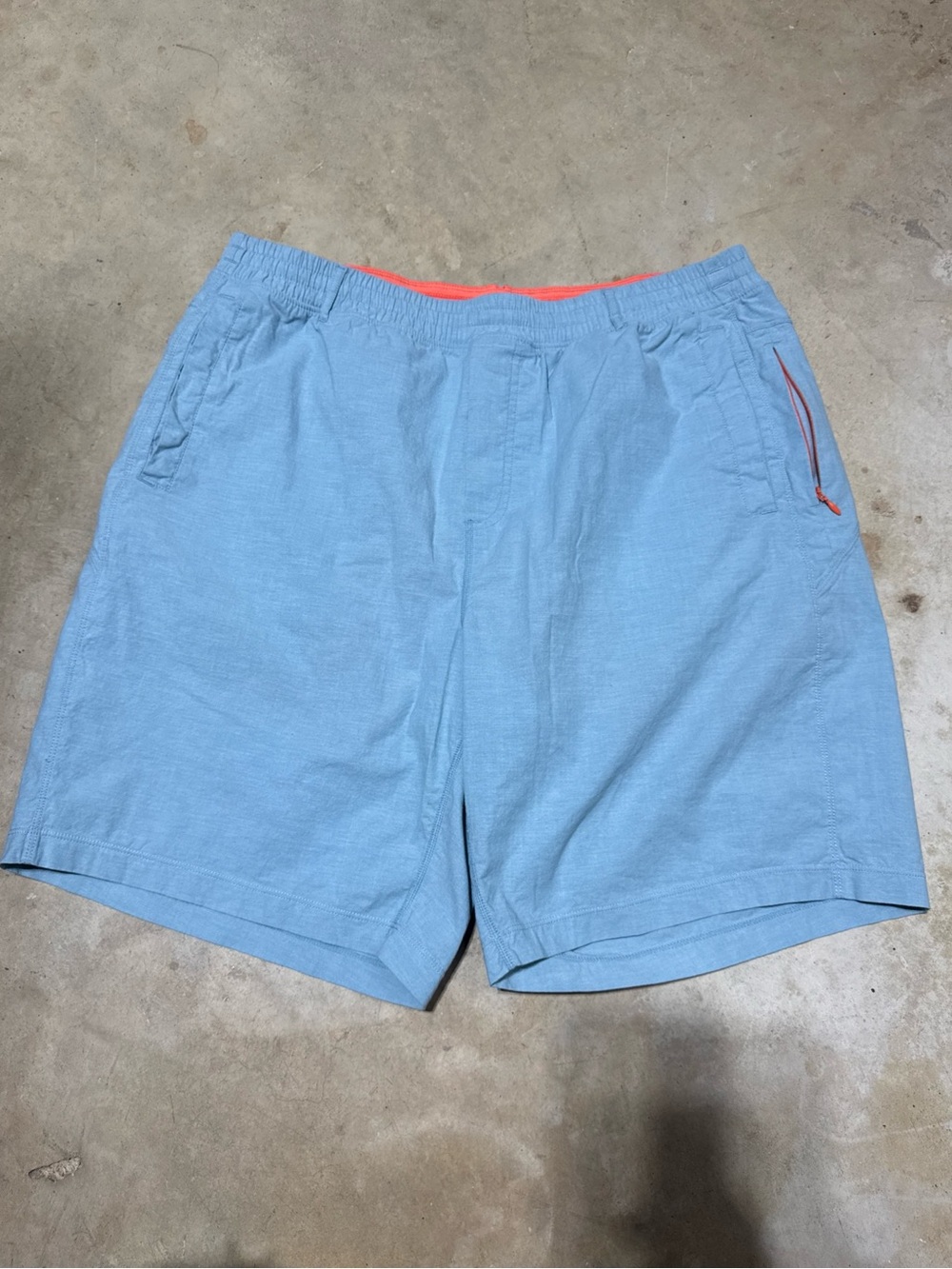 Birddogs Shorts XXL Long 9” Blue Boom For Your Boomstick Lined Athletic Stretch